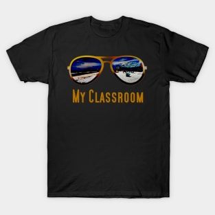 Beach My Classroom Sunglasses T-Shirt